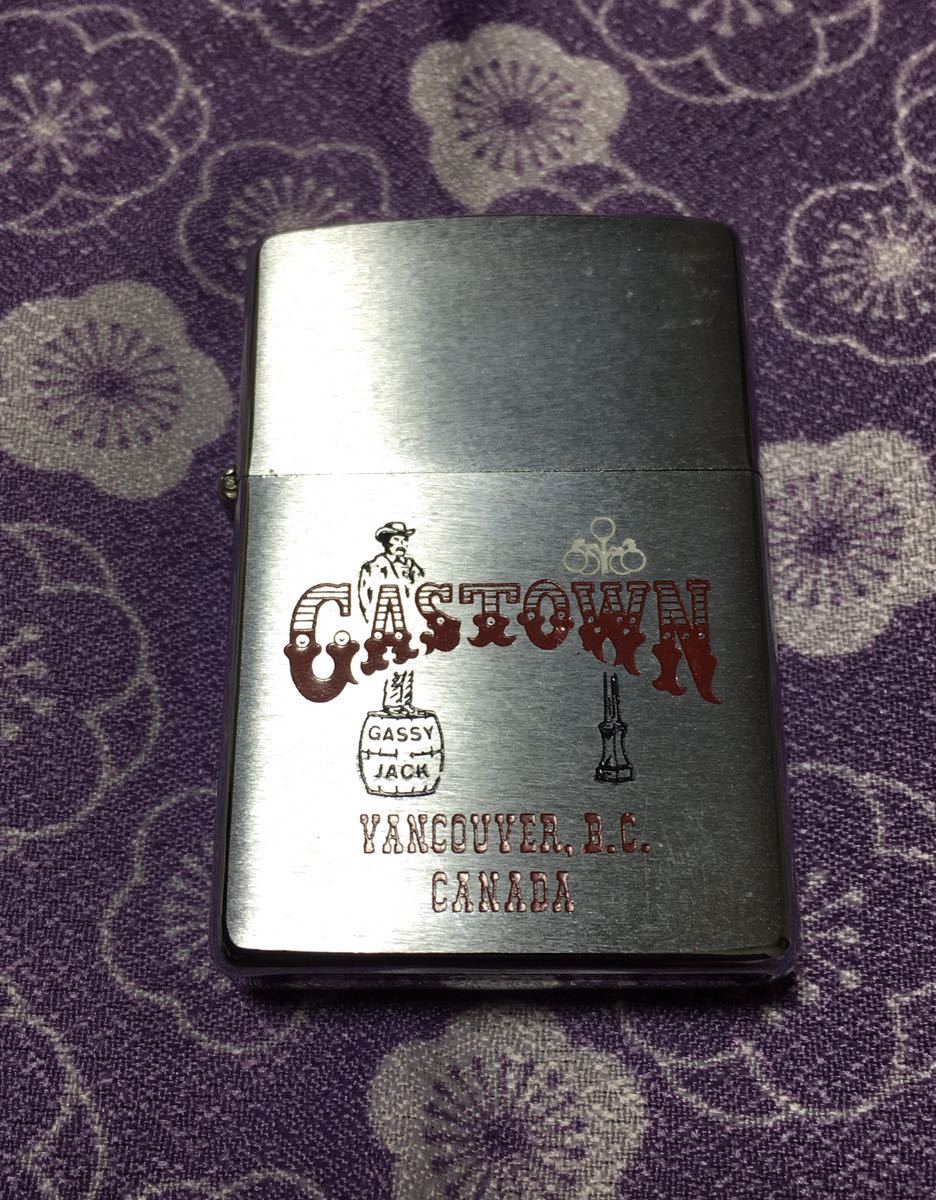 ZIPPO GAS TOWN CANADA NIAGARA FALLS ジッポー カナダ ナイアガラ ガスタウン 現状品の画像1