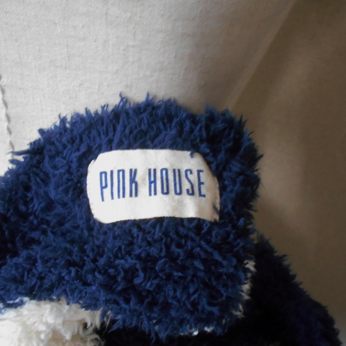 ピンクハウス PINKHOUSE ロゴ 刺繍 入り リボン の 可愛い チュニック 丈 モコモコ セーター_画像8