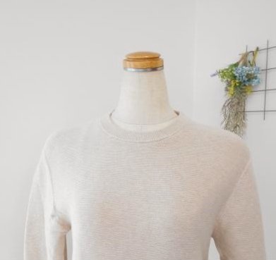 ZARA KNITWEAR Zara Junior 13 - 14 164cm man and woman use long sleeve knitted sweater cotton 100% cotton beige tops man girl 