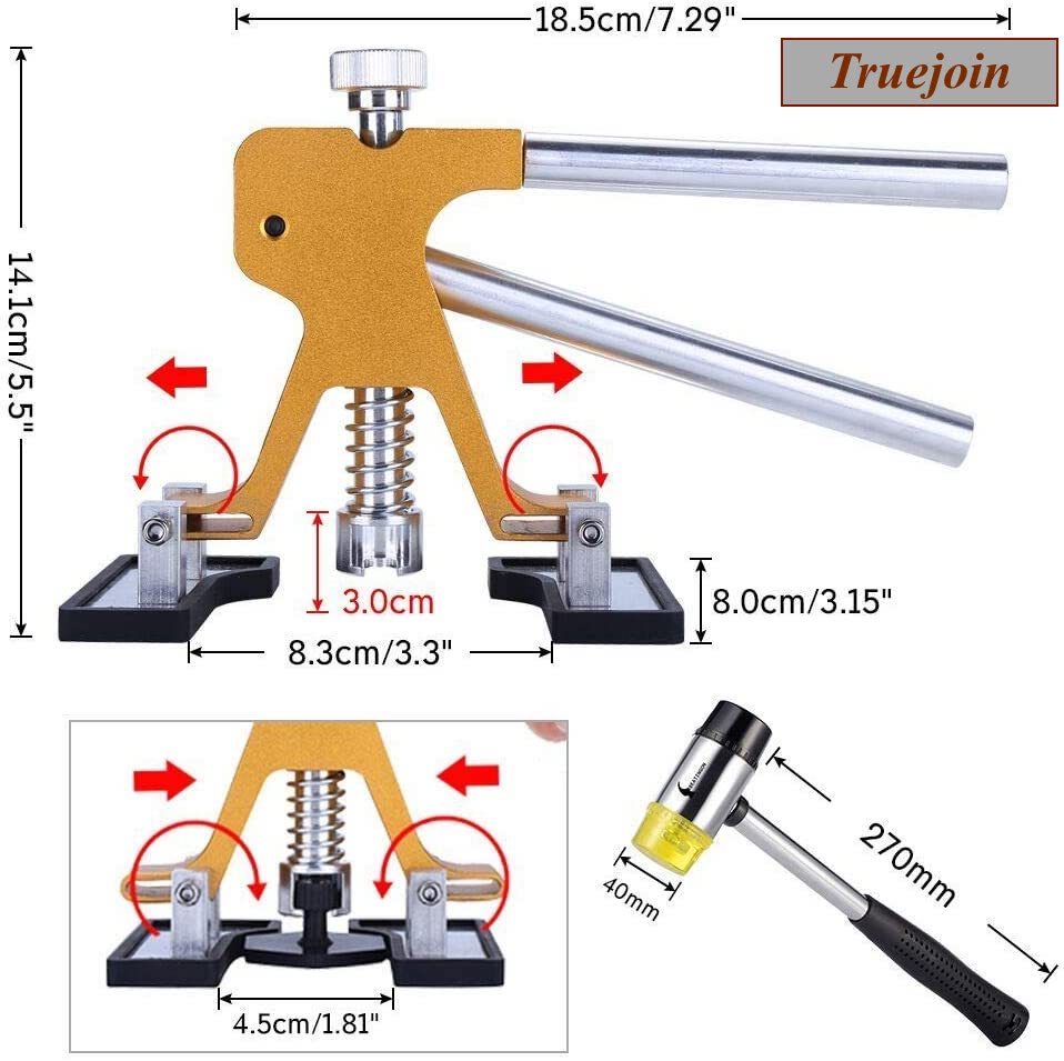 デントリペアツール デントリフター ゴムハンマー 車の凹み直し 修復工具 バキュームリフター 引っ張り工具 Diy修理工具42 Pcs セット デントリペアツール ゴムハンマー 修復工具 バキュームリフター 工具 Diy Letempsdescerises Concerts Ch