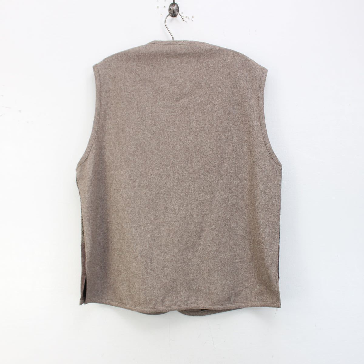 EU VINTAGE FER SHEEP DESIGN WOOL TYROLEAN VEST/ヨーロッパ古着ヒツジデザインチロリアンウールベスト