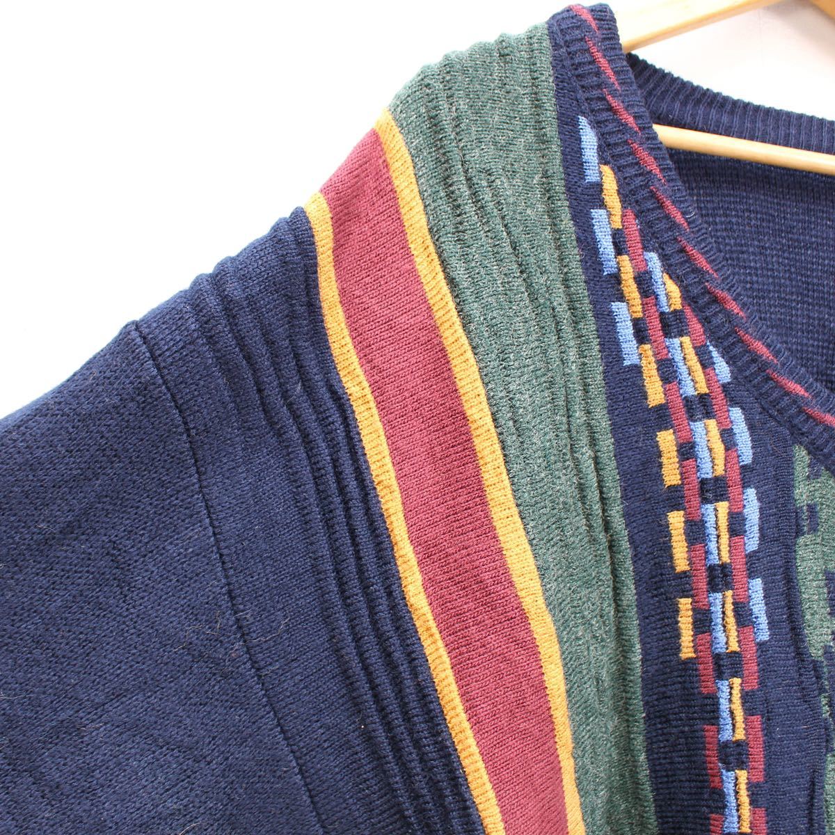 EU VINTAGE 3D DESIGN OVER KNIT/ヨーロッパ古着3Dデザインオーバーニット