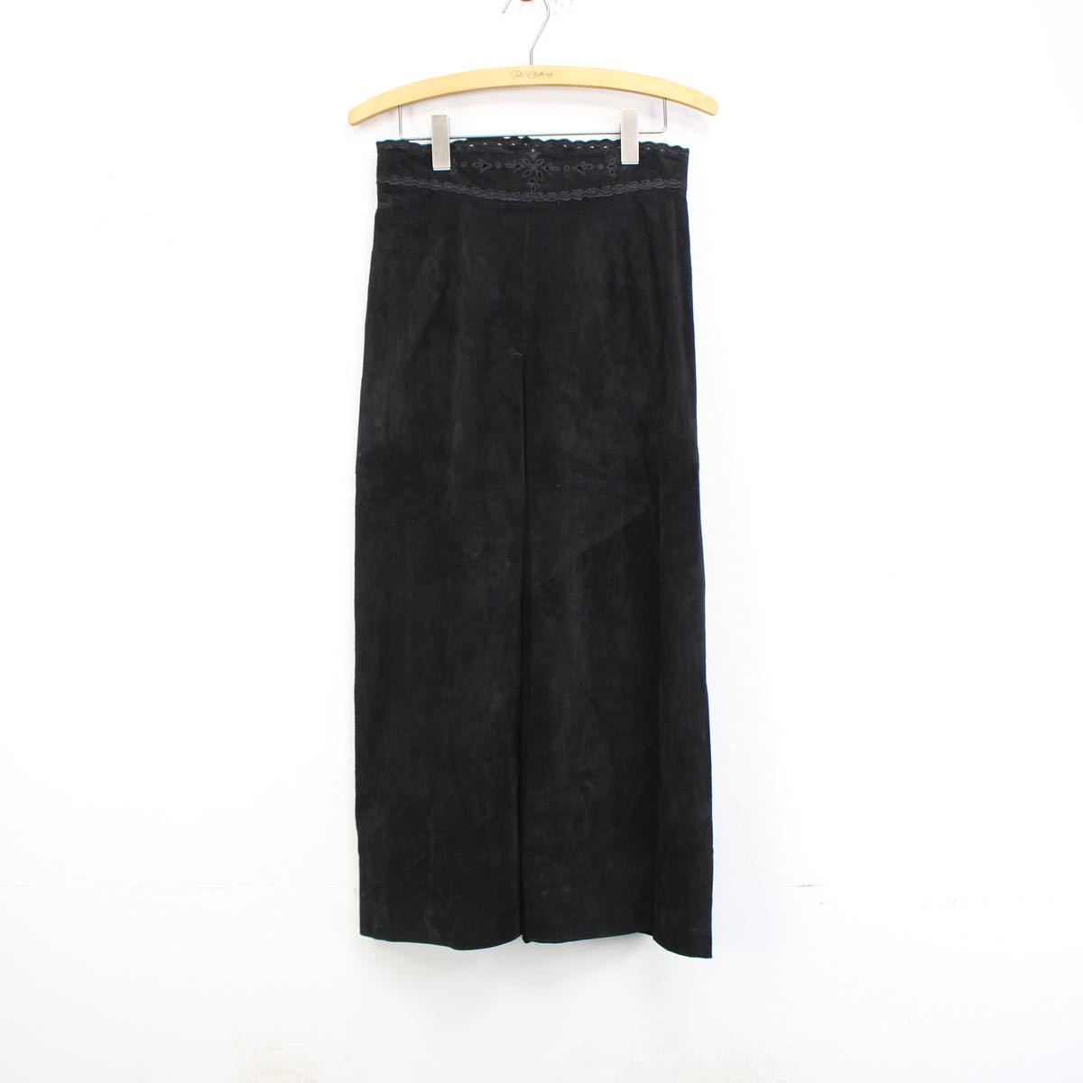 USA VINTAGE PIA Rucci BLACK LEATHER SET UP/アメリカ古着ブラックレザーセットアップ