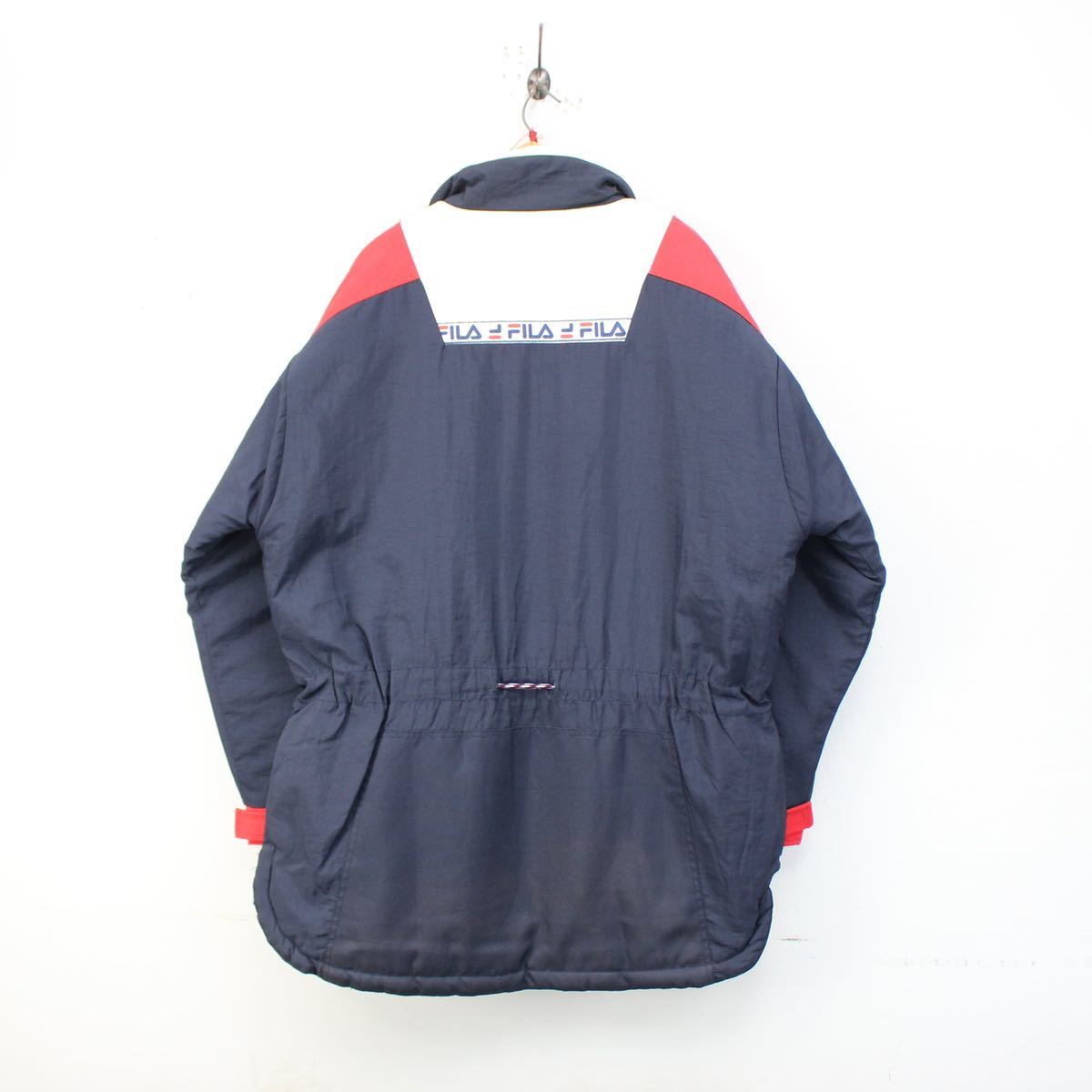 SPECIAL ITEM USA VINTAGE FILA LOGO DESIGN HALF ZIP PULL OVER