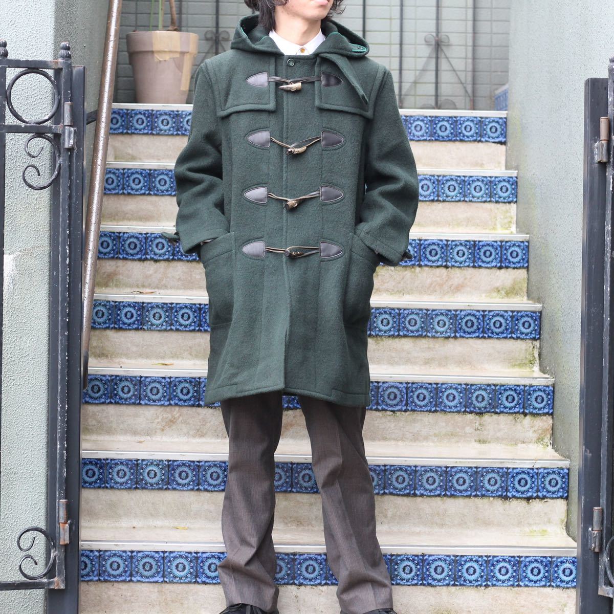 好きに RETRO VINTAGE mason's studio WOOL DUFFLE COAT/レトロ古着