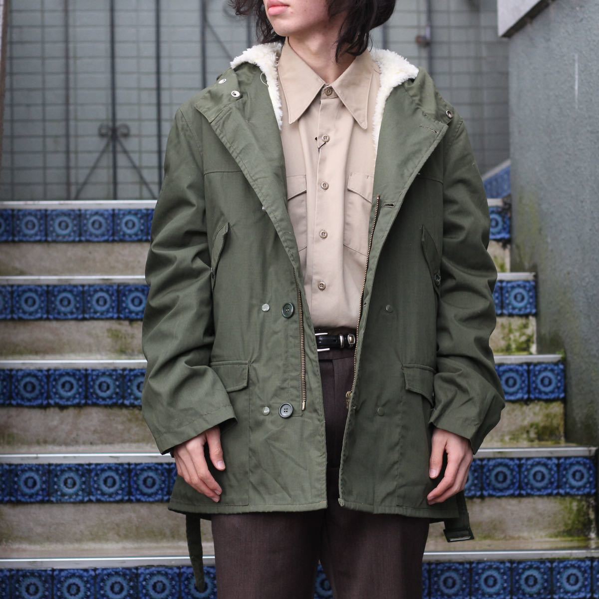 EU VINTAGE RIFLE MILITALY DESIGN MODS COAT/ヨーロッパ古着