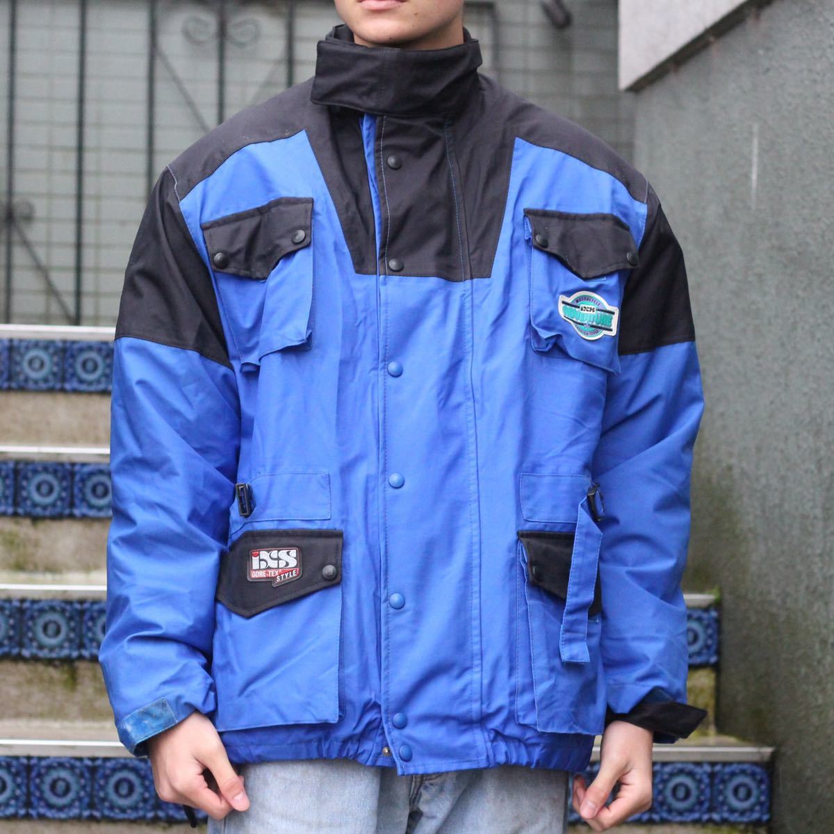 EU VINTAGE IXS GORE-TEX WINDBREAKER MOTO JACKET/ヨーロッパ古着ゴアテックスウィンドブレイカーモトジャケット_画像3