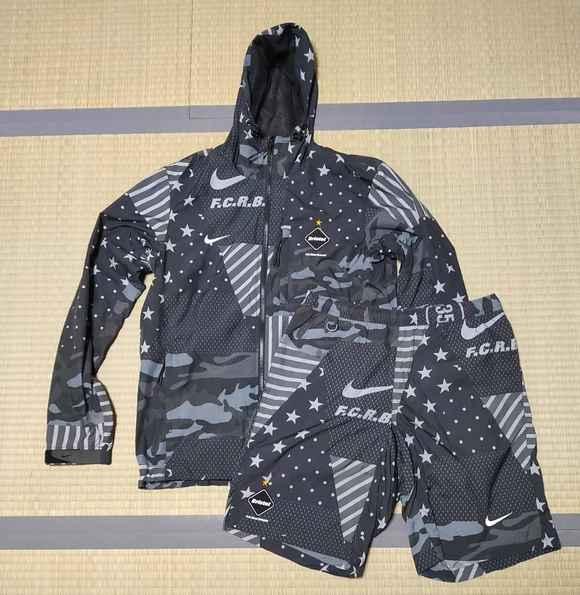 上下セット】美品 セットアップ NIKE FCRB WOVEN PRACTICE JACKET