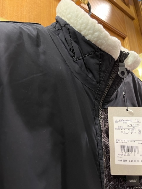 M 中ボア M 黒 防寒 裏起毛 ブラック コート POLARTEC300 ボア M 中ボア M 黒 防寒 裏起毛 ブラック コート POLARTEC300 ボア