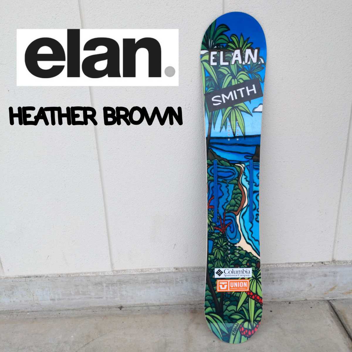 独創的 elan×HEATHER BROWN エラン ヘザーブラウン コラボ スノボ