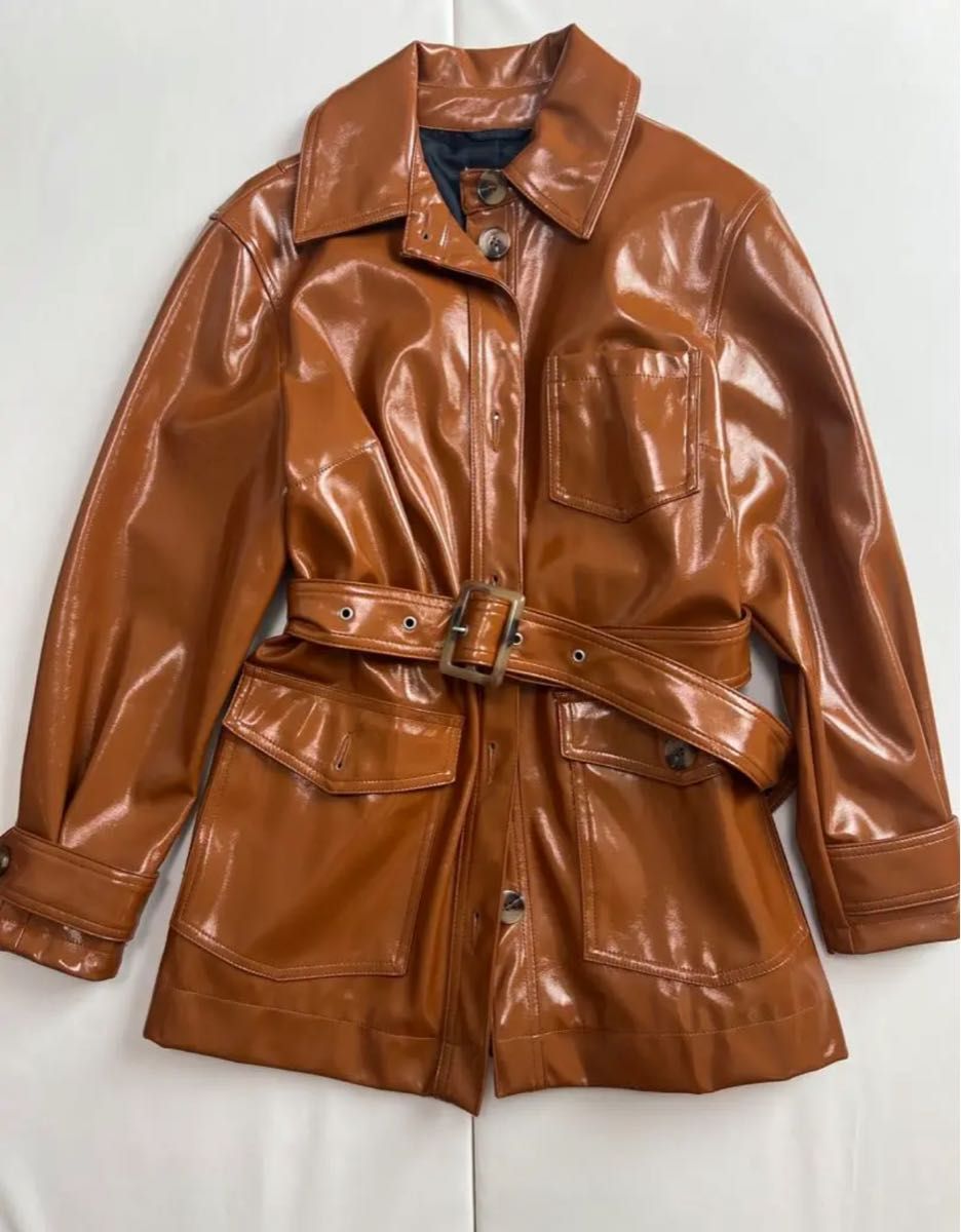 TOPSHOP ナイロンジャケット ブラウン