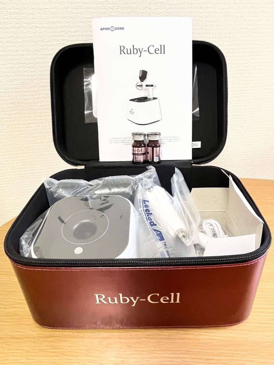 Ruby-Cell ルビーセル 置き型エアブラシ、4Uアンプル2本セット-