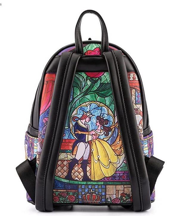 新品未開封 ラウンジフライ ディズニープリンセス 美女と野獣 リュック バックパック Loungefly 海外限定 日本未発売 ミニ アメリカ_画像5