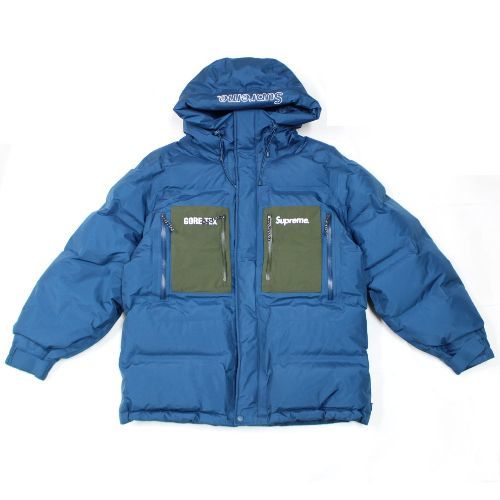 Supreme シュプリーム 19AW GORE-TEX 700-Fill Down Parka ダウンパーカー ジャケット ブルー_画像1