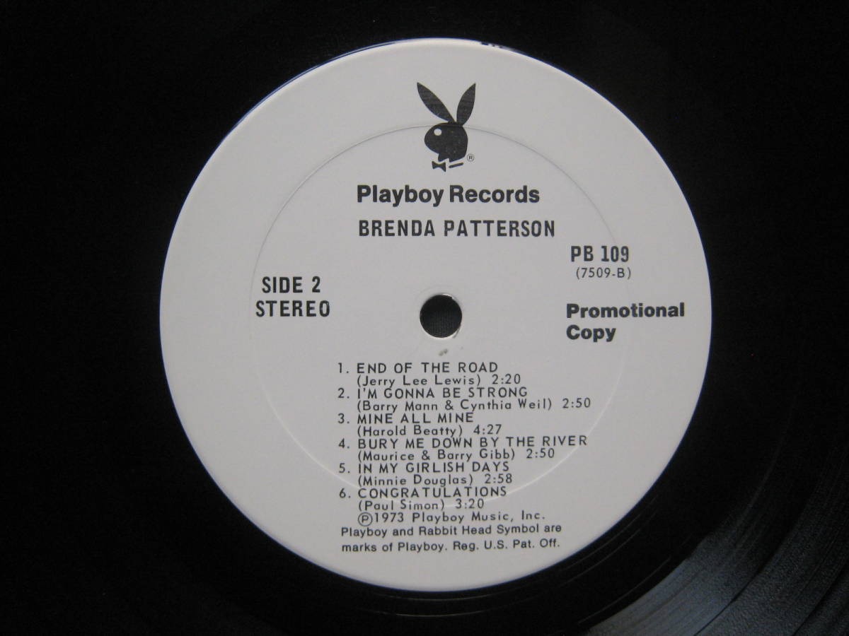 [即決][白ラベル][米プロモ盤]★Brenda Patterson★ブレンダ・パターソン★Ry Cooder★ライ・クーダー★[米スワンプ名盤][Playboy Records]_画像8