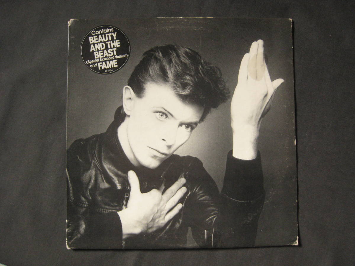 [即決][12インチ][米プロモ盤]★David Bowie - Beauty And The Beast / Fame★デヴィッド・ボウイ★HEROES★美女と野獣★[US PROMO 12]_画像1