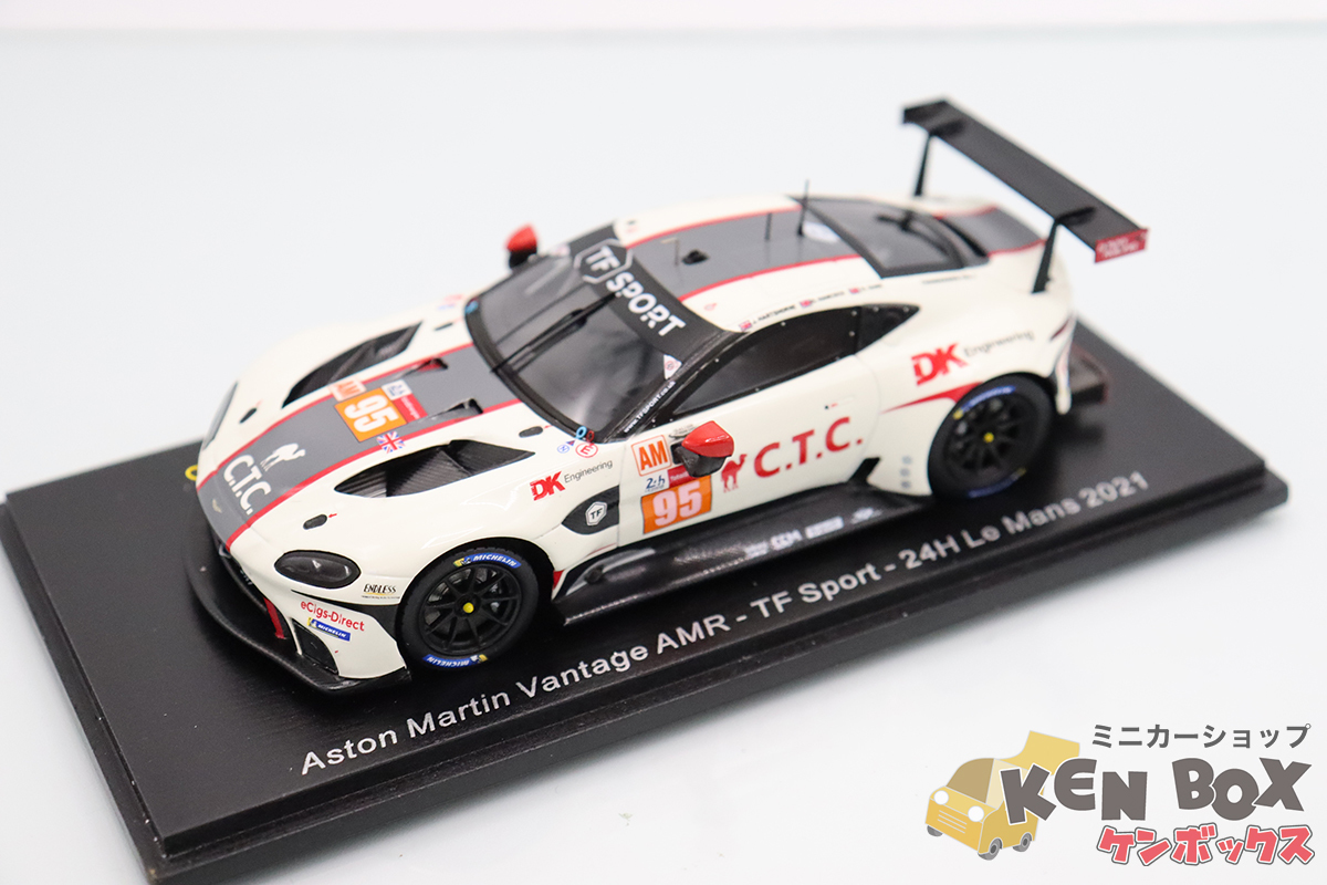 USED S=1/43 Spark スパーク S8273 Aston Martin アストンマーチン Vantage ヴァンテージ AMR TF Sport スポーツ 24H LM2021#95 外箱少ヨレ