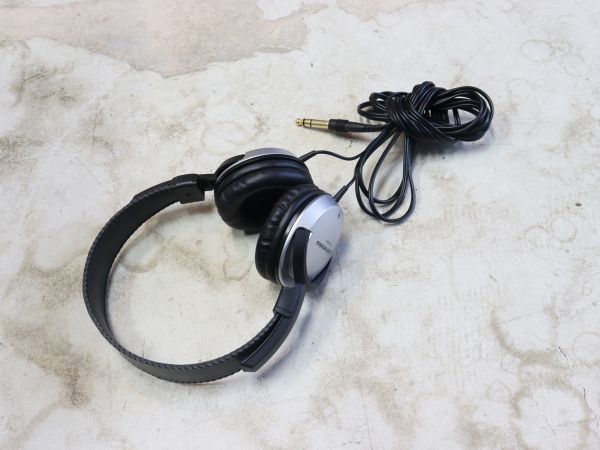 【中古】audio-technica 密閉型オンイヤーヘッドホン シルバー ATH-200AV 【2022000001298】_画像2