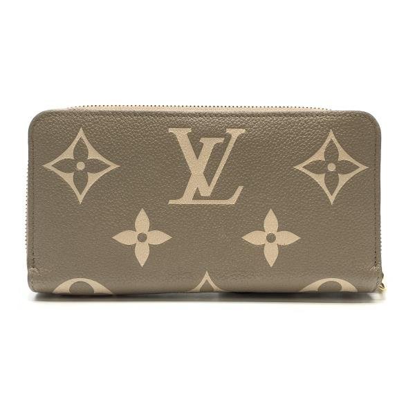 LOUIS VUITTON ルイヴィトン M69794 ジッピーウォレット 長財布 バイカラー トゥルトレーム クレーム アンプラント 管理RY22004783_画像3