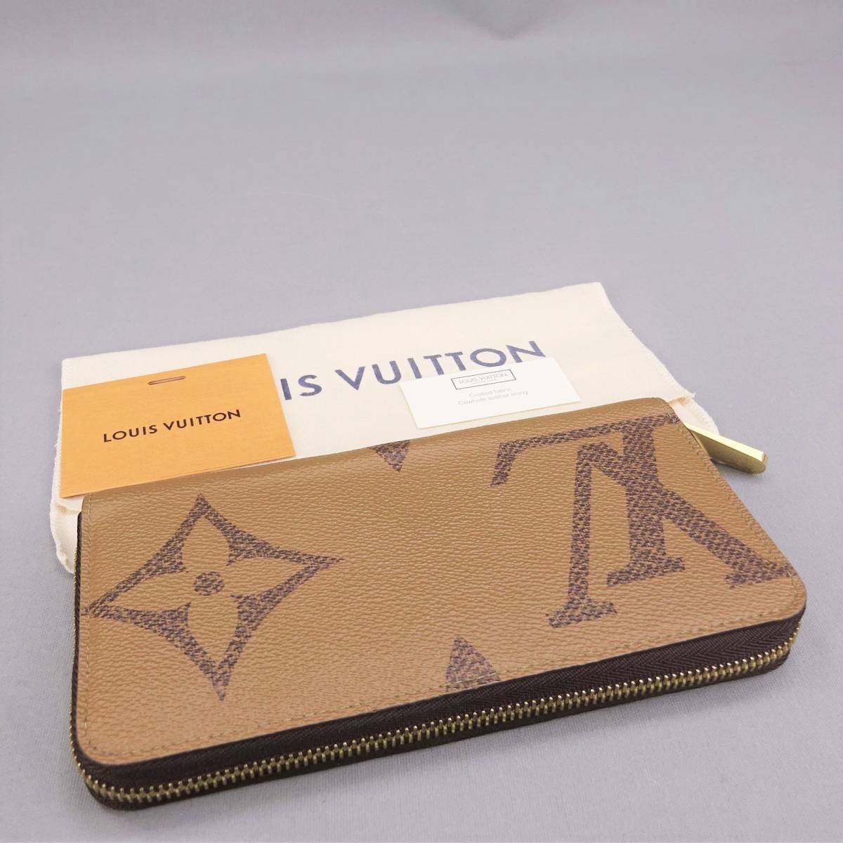 本物良品□ルイヴィトン□モノグラム/ジャイアント/M69353/ジッピー