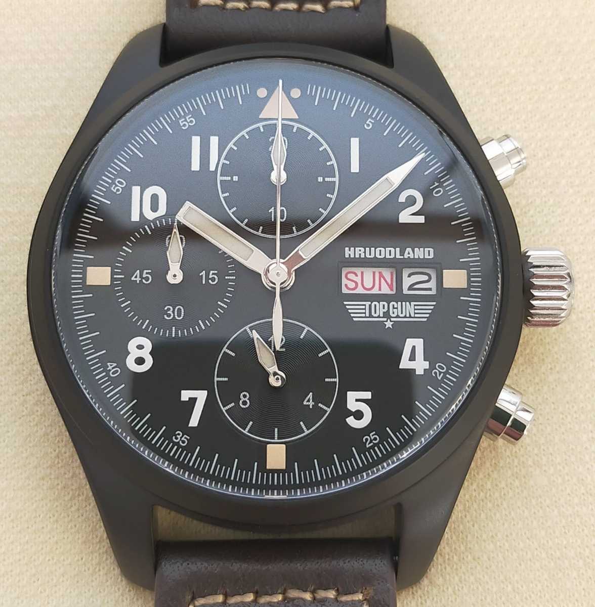 入手困難モデル【CITIZEN6S00搭載!!新品】hruodland トップガンモデル