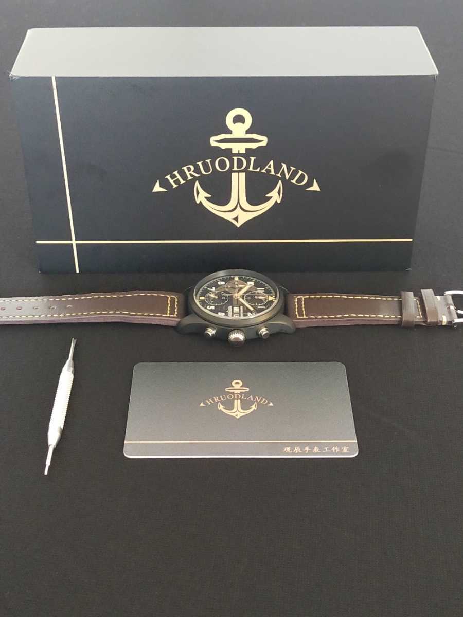 入手困難モデル【CITIZEN6S00搭載!!新品】hruodland トップガンモデル