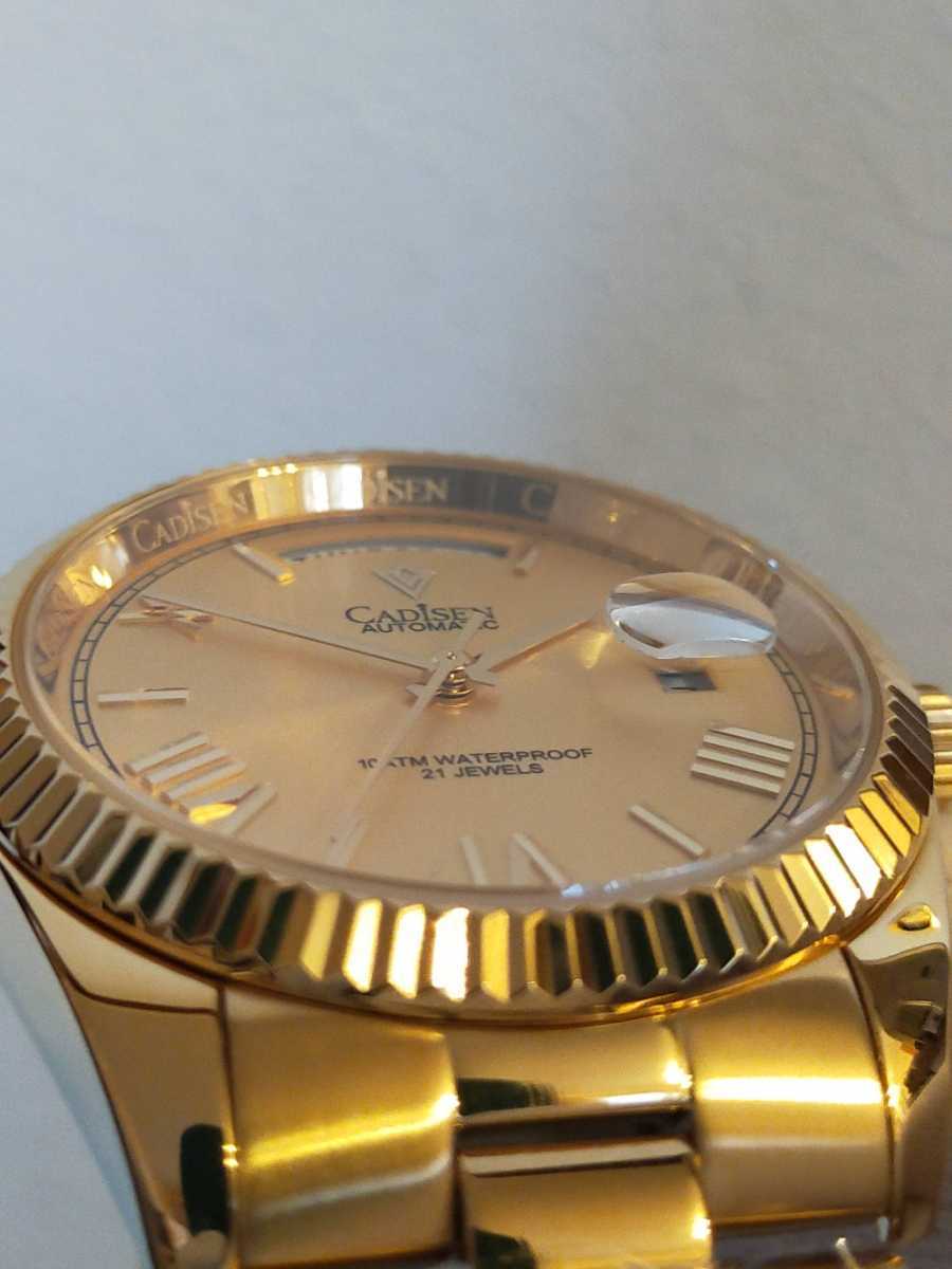 ハイエンド!!新品】CADISEN 御代田MV 防水100m 裏スケ 自動巻④
