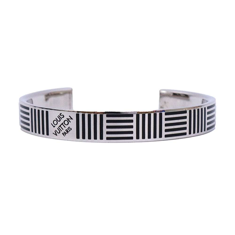 Louis Vuitton Bracelet M62492 Damier Black Cuff