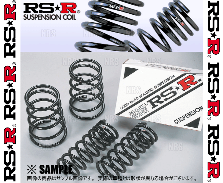 RS-R アールエスアール ダウンサス (前後セット) ランサーエボリューション8/9/ワゴン CT9A/CT9W 4G63 H16/2～H19/9 4WD車 (B059D_画像2