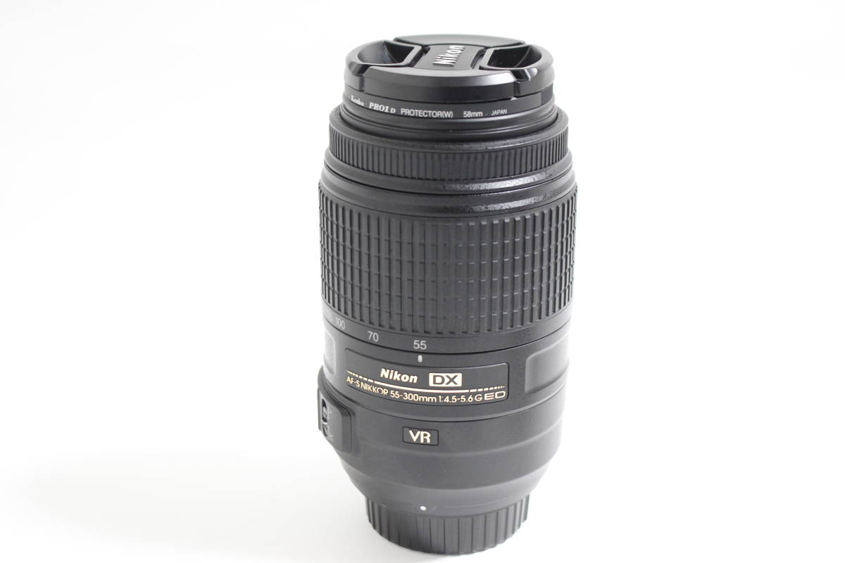 美品 ニコン Nikon AF-S DX NIKKOR 55-300mm F4.5-5.6G ED VR 元箱付