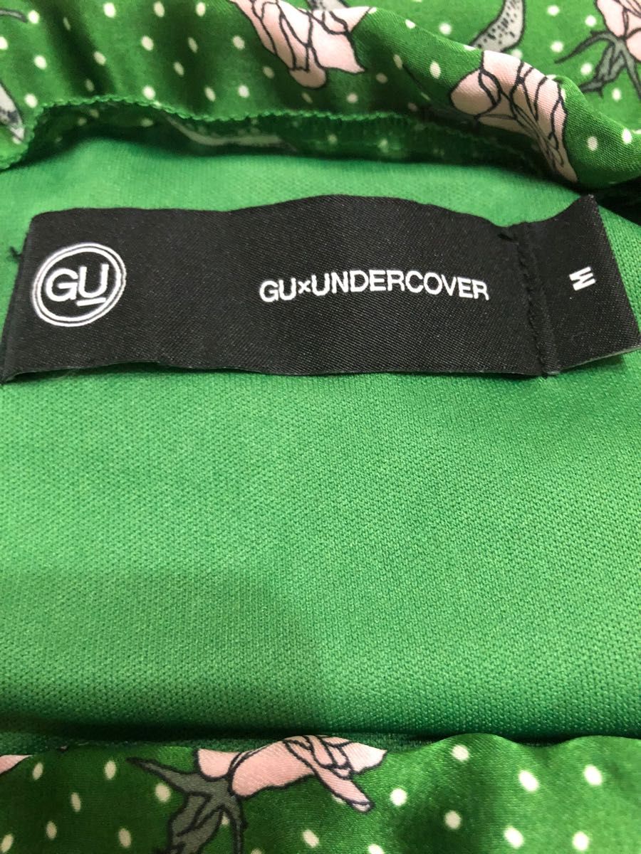 GUコンビネーションスカート(ローズ)UNDERCOVER コラボ　 プリーツスカート ロングスカート 新品未使用タグ付き