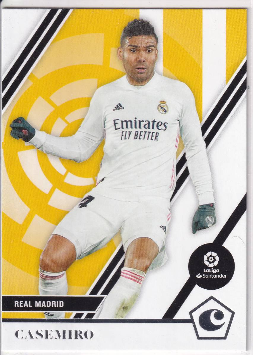 2020-21PANINI CHRONICLES　No.14　CASEMIRO　SILVERパラレルカード　カゼミーロ　レアル・マドリード_画像1