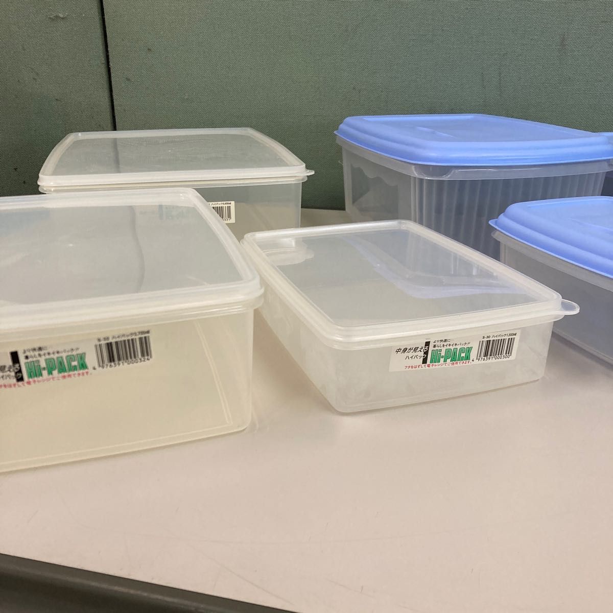 未使用 WELL WARE 容器×7セット& 保存容器 ハイパック 角型×3個 未使用 WELL WARE 容器×7セット& 保存容器 ハイパック 角型×3個