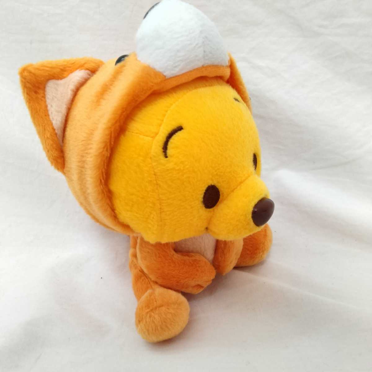 くまのまーくん　著ぐるみ　きつね　狐　19cm　ディズニー　ぬいぐるみ　221205