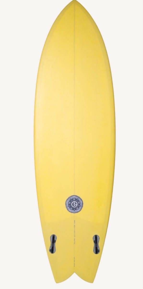 【ンケーブの】 【新品未使用】ELEMENTsurfboards twin fish5'10 EPS マスタードエレメントサーフボード ツインフィッシュ　オーストラリア　バイロンベイ サポートす