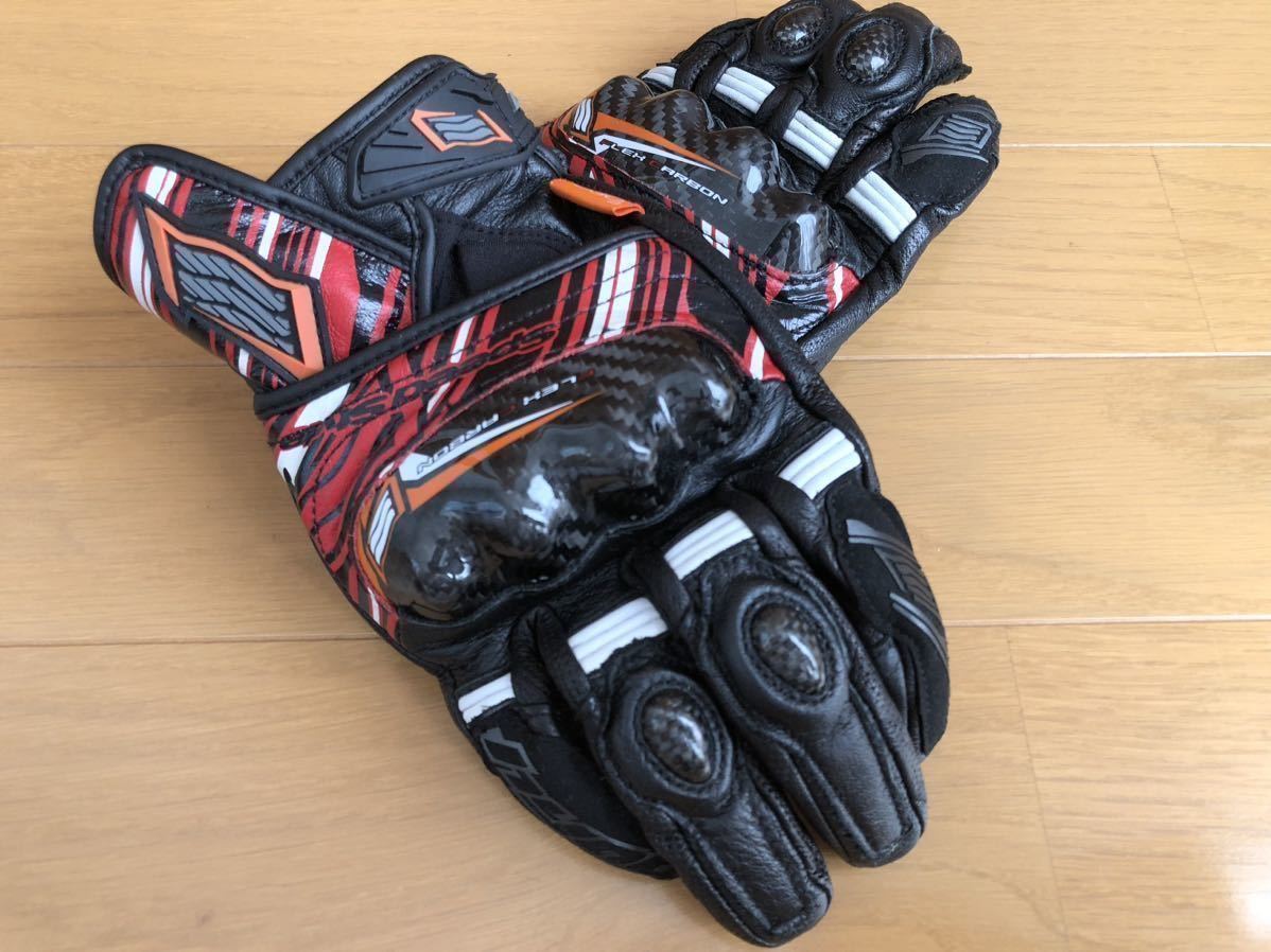 ◆最上位◆HYOD ヒョウドウ◆ST-X CORE D3O LEATHER GLOVES◆本革 レザー グローブ/カーボン ナックル◆_画像2