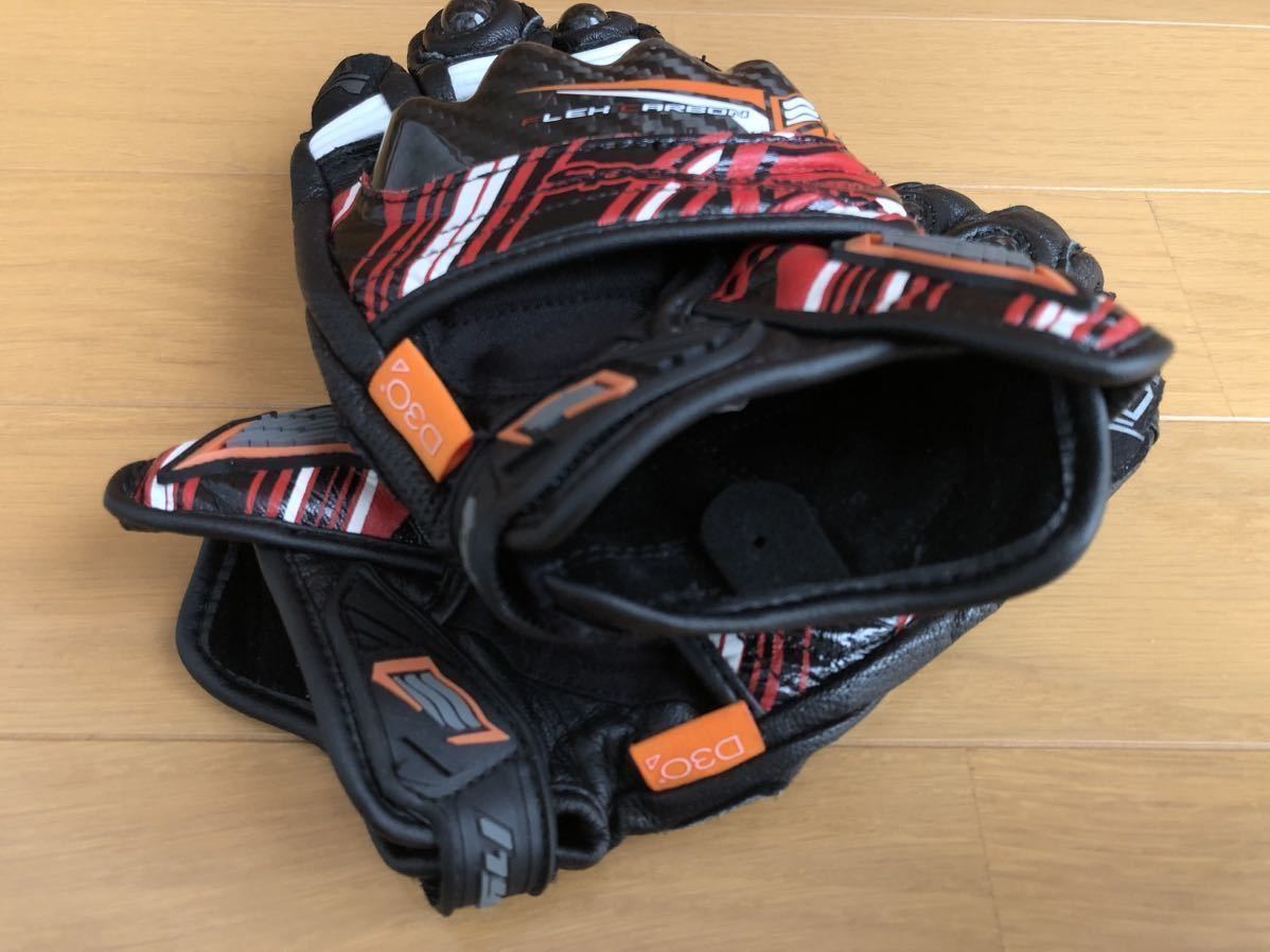 ◆最上位◆HYOD ヒョウドウ◆ST-X CORE D3O LEATHER GLOVES◆本革 レザー グローブ/カーボン ナックル◆_画像7