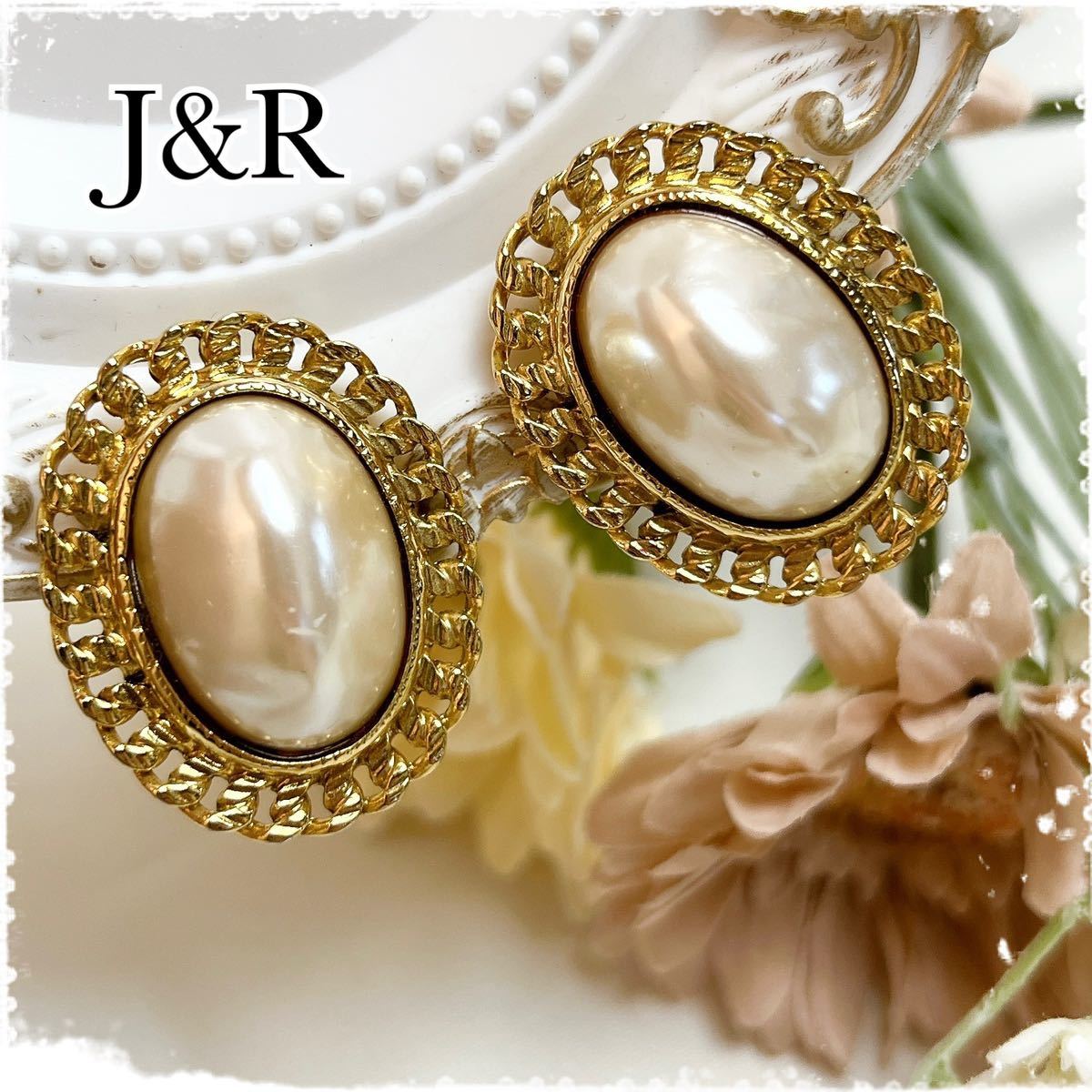 現金特価】 【華やか】J&R ジェイアール パール ゴールドカラー