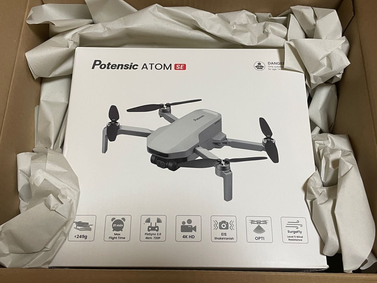限定品】 Potensic ATOM SE ドローン カメラ付き 4K動画 GPS搭載 EIS手