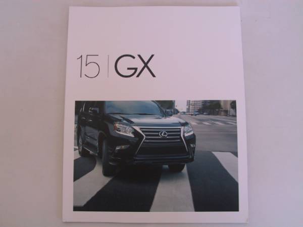  Lexus LEXUS GX460 2015-2016 year of model USA catalog 