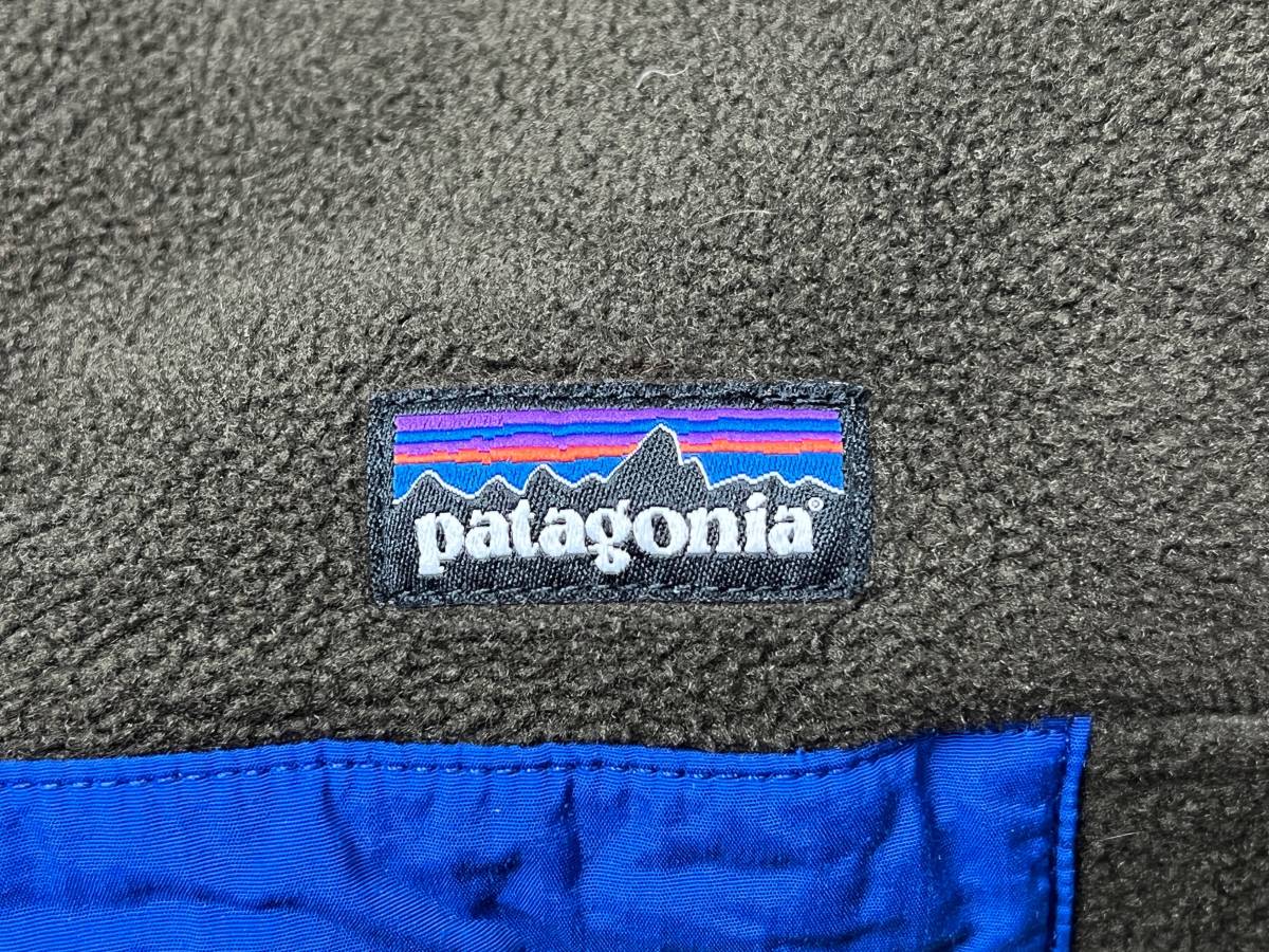 パタゴニア シンチラフリース XL 美品 スナップT PATAGONIA こげ茶色 USA古着 USA購入
