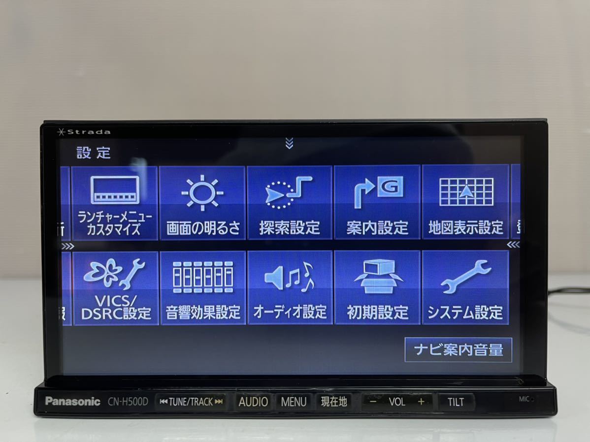 Panasonic パナソニック strada Bluetoothオーディオ USB CN-H500D DVD