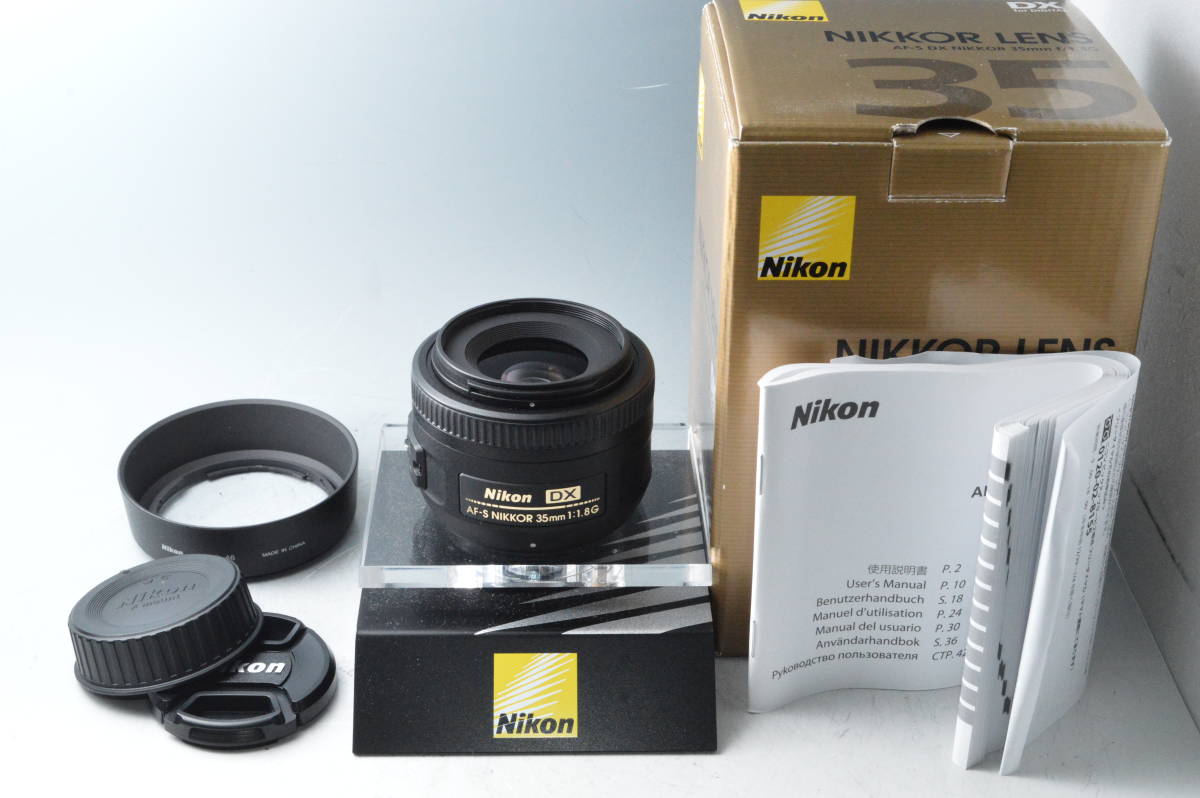 高質 NIKKOR DX AF-S 単焦点レンズ Nikon #8849【美品】 35mm ニコンDX