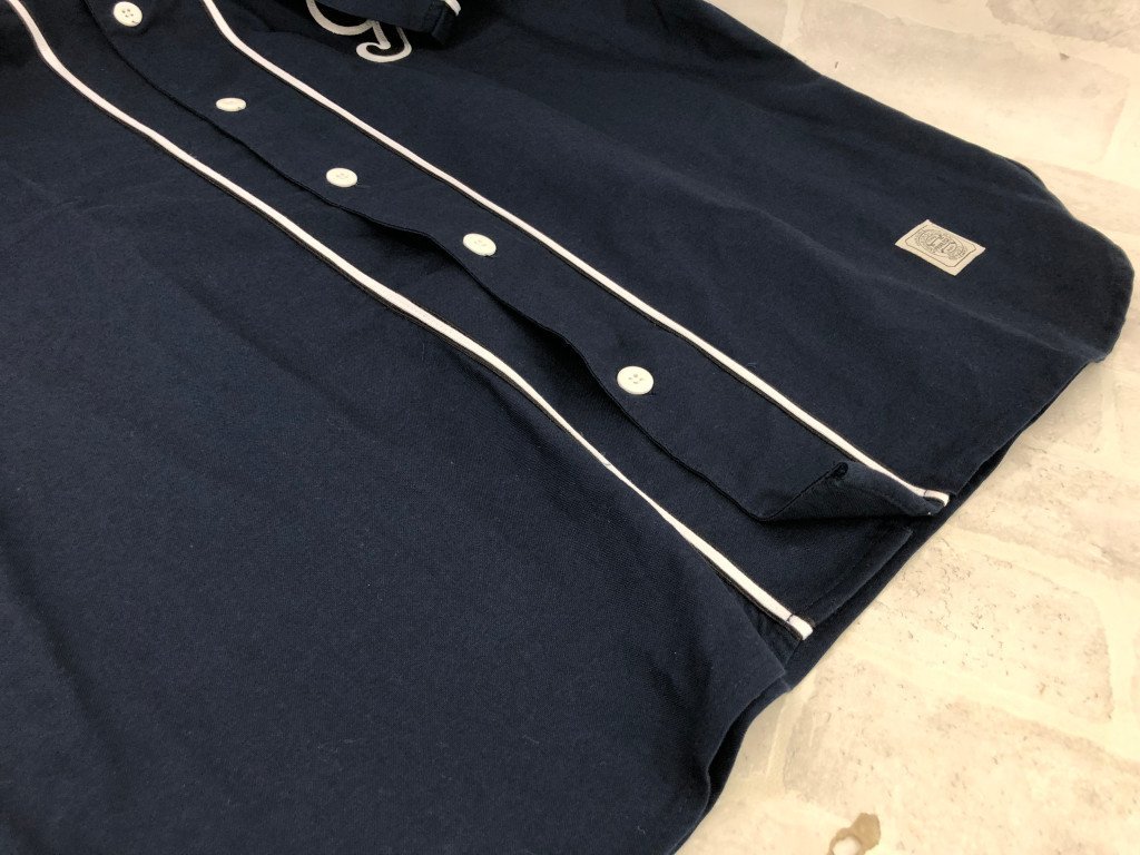 PRIVILEGE プリビレッジ 半袖 ロゴ ベースボースシャツ ネイビー SIZE:L MH632022121209_画像5