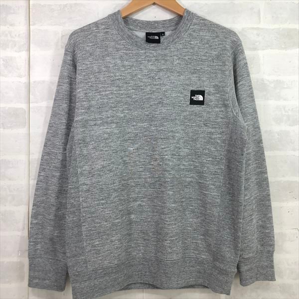 THE NORTH FACE ノースフェイス NT12232 ヘザーロゴクルー スウェット SIZE: S グレー MH632022120201_画像1