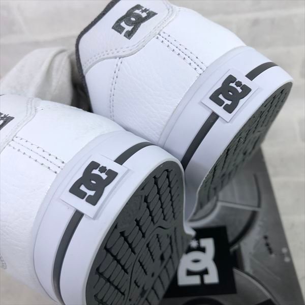 DC SHOES ディーシーシューズ 箱有 ピュア DM224031 メンズモデル SIZE: 24cm ホワイト/グレー スニーカー MH632022121502_画像7