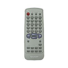 シャープ部品：リモコン/0026381114ブラウン管テレビ用〔115g-4〕〔メール便対応可〕_画像1