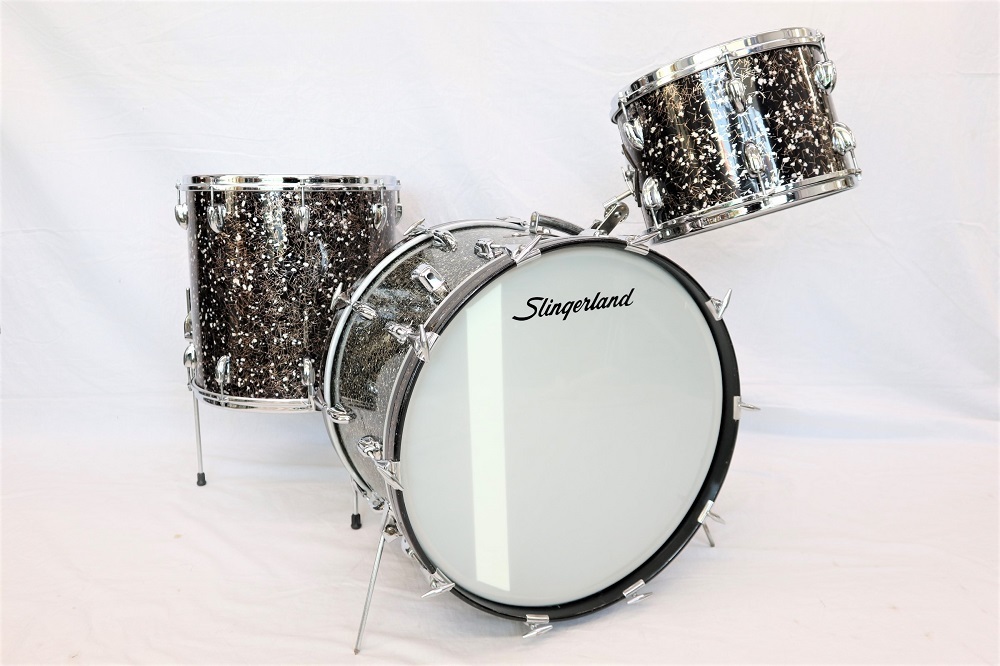 Vintage 60s Slingerland 22BD13TT16FT CapriPearl