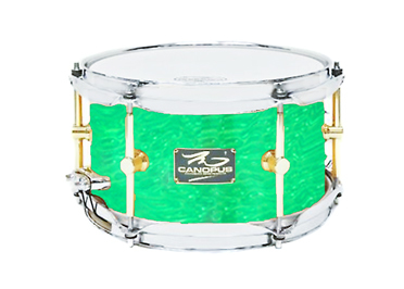 スネア The Maple 6x10 Snare Drum Signal Green Ripple