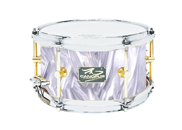 スネア The Maple 6x10 Snare Drum White Satin